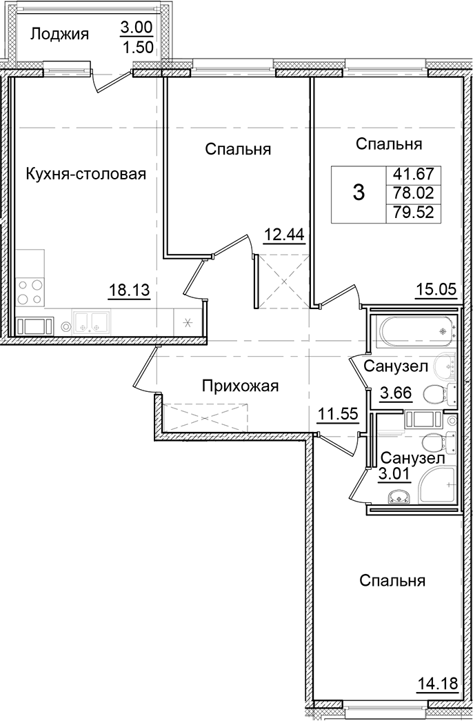 Планировка · Квартал Заречье