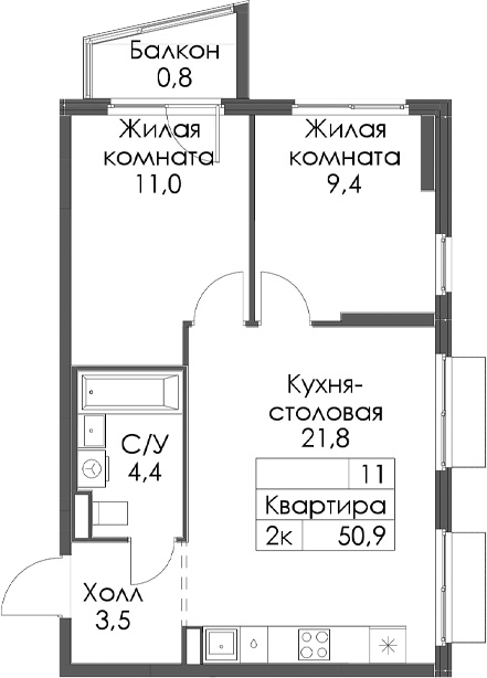 Планировка Таллинский парк