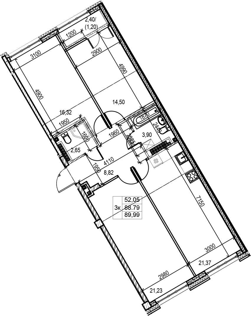 Планировка Neva Residence