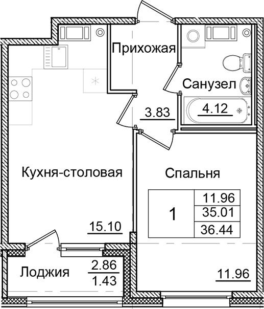 Планировка Квартал Заречье