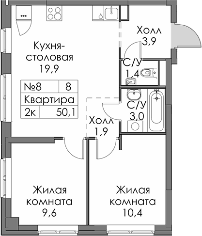 Планировка Янинский лес