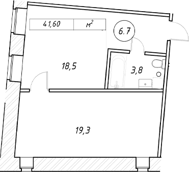 Планировка пр-кт Обуховской Обороны, 42 к2