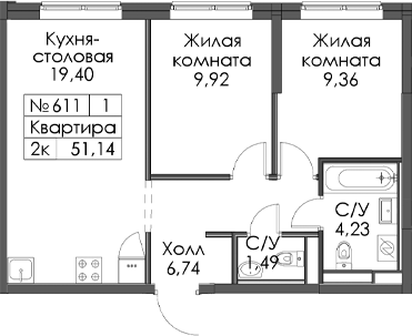 Планировка Заречный парк