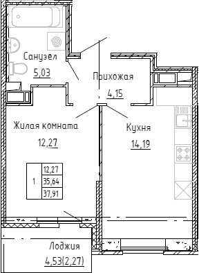 Планировка Аквилон Stories