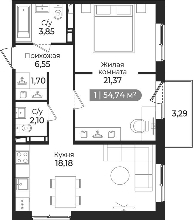 Планировка Квинта