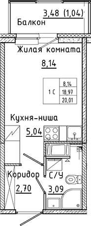 Планировка Аквилон Янино