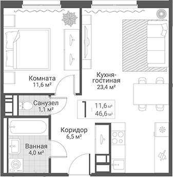 Планировка Руднева, 15