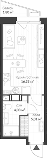 Планировка ВЕРЕН НОРТ Cертолово