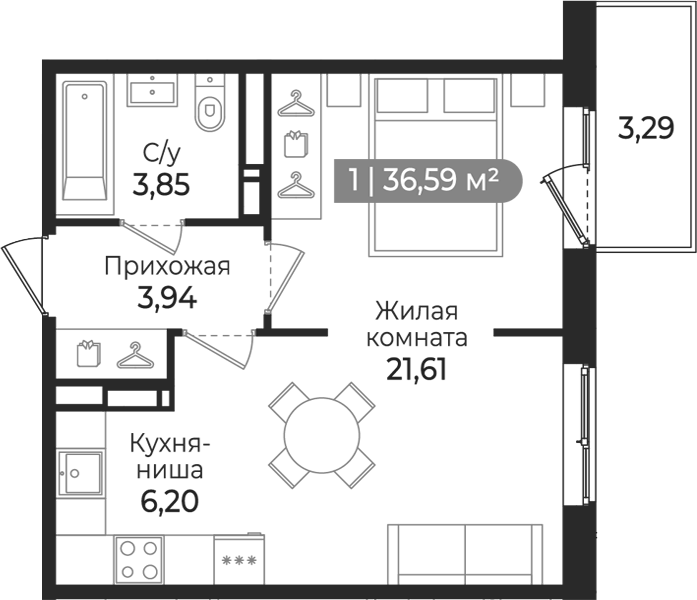 Планировка Квинта