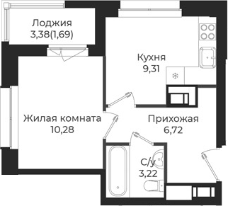 Планировка Новатория
