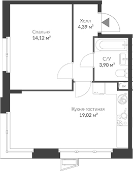 Планировка ВЕРЕН НОРТ Cертолово