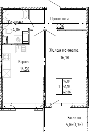 Планировка Аквилон Stories