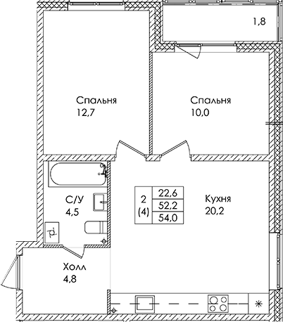 Планировка Ермак