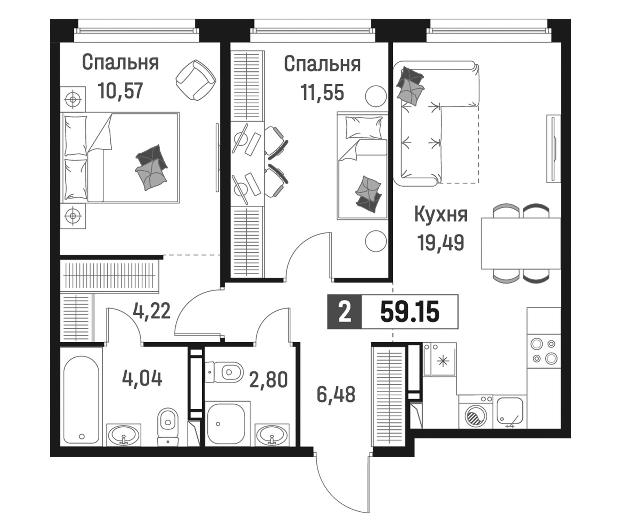Планировка Максималист