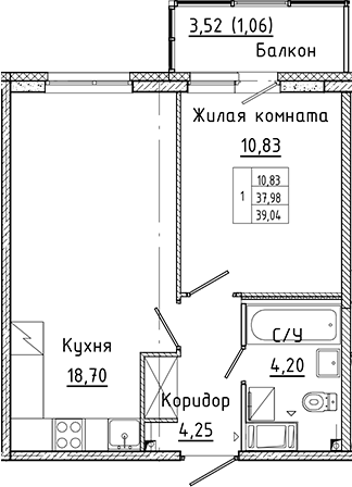 Планировка Аквилон Янино