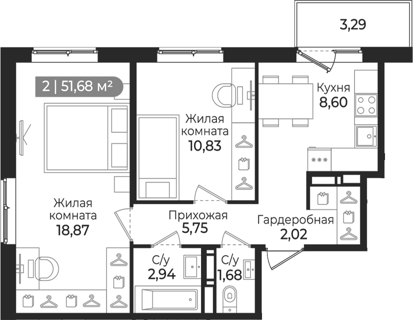 Планировка Квинта