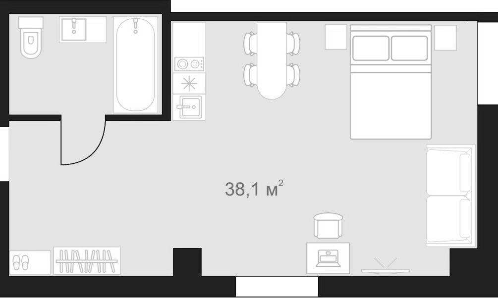 Планировка Апарт-отель 4* на Херсонской, 39