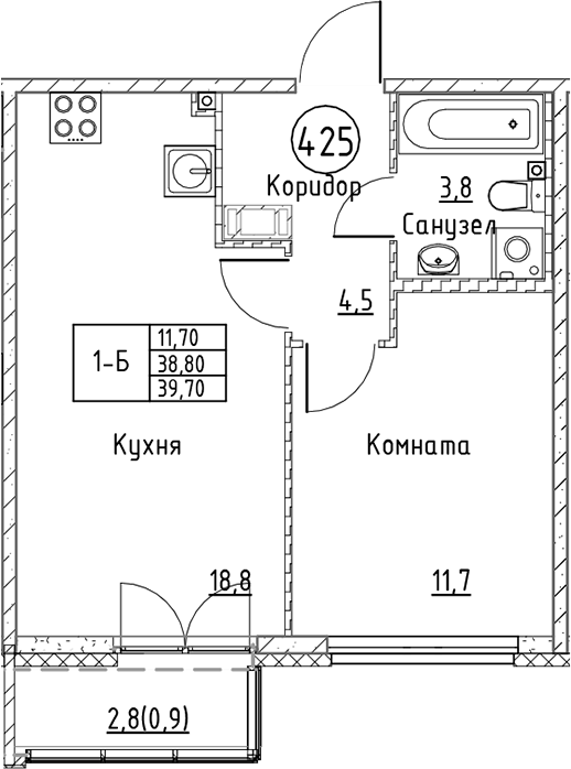 Планировка Кронунг Юг