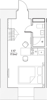 Планировка Апарт-отель 3* в Петровском пер., 4
