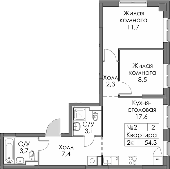 Планировка Янинский лес