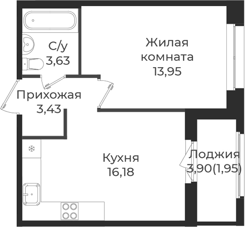 Планировка Новатория