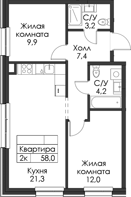 Планировка Шкиперский 19