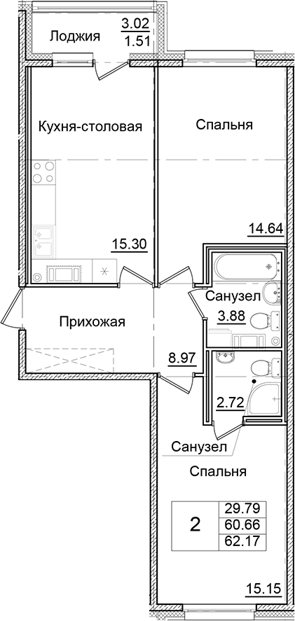 Планировка · Квартал Заречье