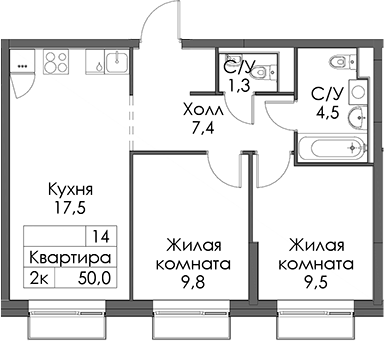 Планировка Витебский парк