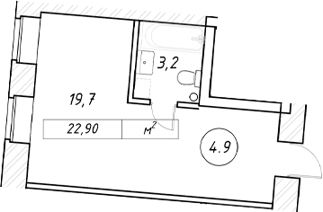 Планировка пр-кт Обуховской Обороны, 42 к2