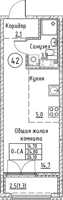 Планировка Кронунг Юг