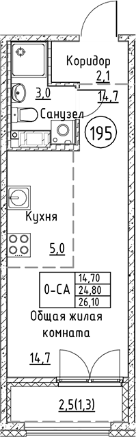 Планировка Кронунг Юг