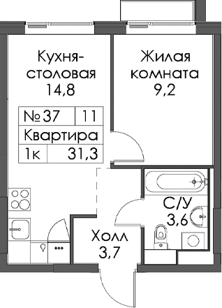 Планировка Витебский парк
