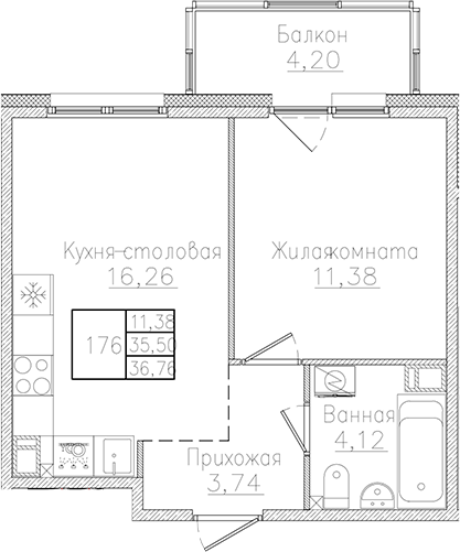 Планировка Счастье 2.0