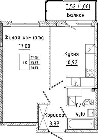 Планировка Аквилон Янино