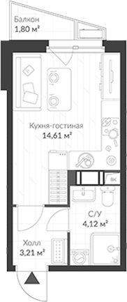 Планировка ВЕРЕН НОРТ Cертолово