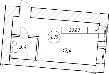 Планировка пр-кт Обуховской Обороны, 42 к2