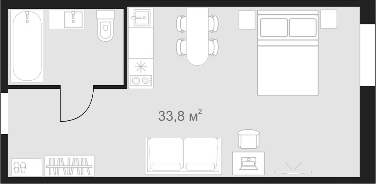 Планировка Апарт-отель 4* на Херсонской, 39