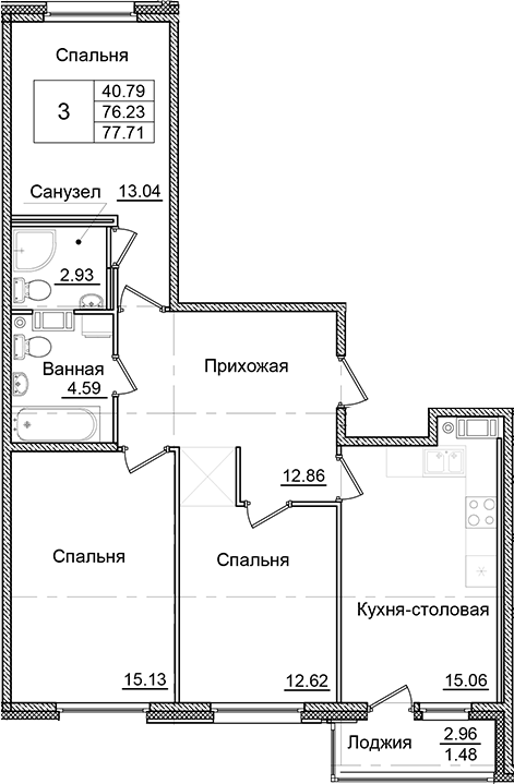 Планировка Квартал Заречье