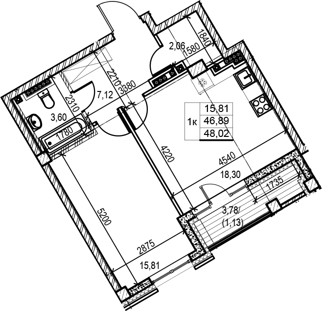 Планировка Neva Residence
