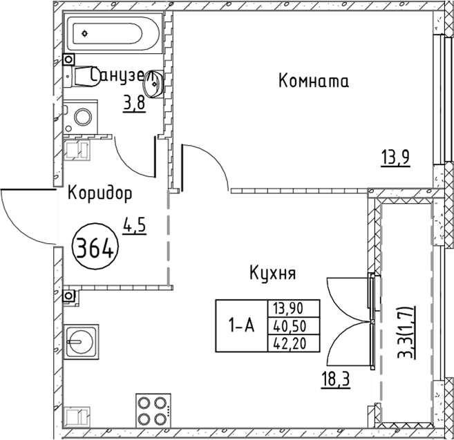 Планировка · Кронунг Юг