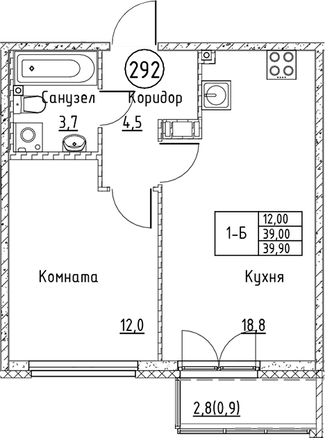 Планировка Кронунг Юг