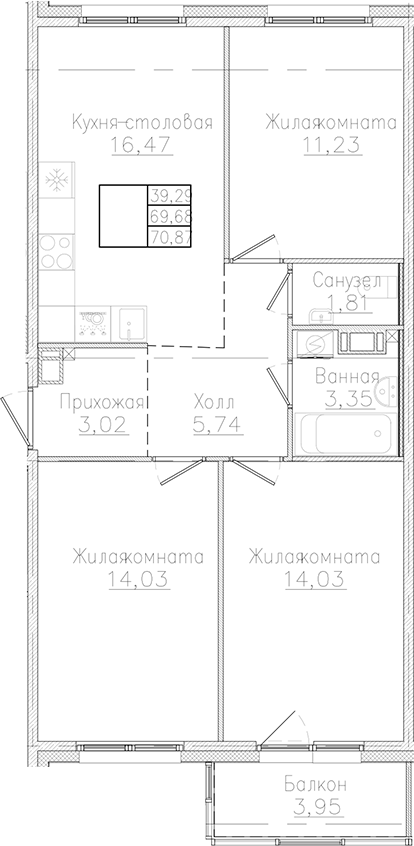 Планировка Счастье 2.0