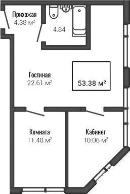 Планировка Лайф Апарт Октябрьская