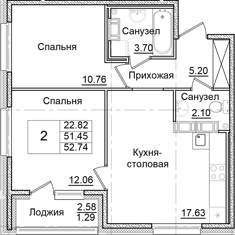 Планировка Квартал Заречье