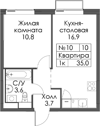 Планировка Витебский парк