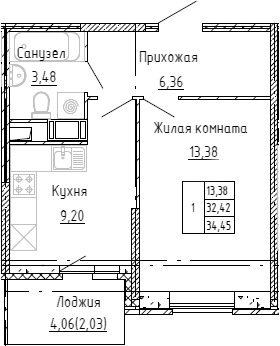 Планировка Аквилон Stories