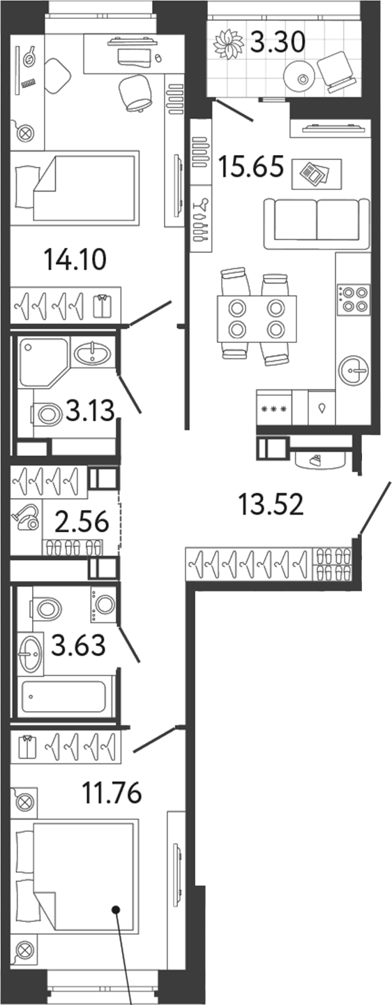 Планировка Ультра Сити 3.0
