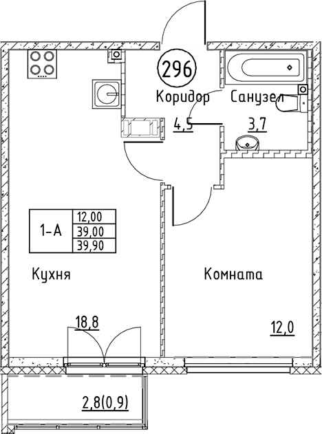Планировка Кронунг Юг