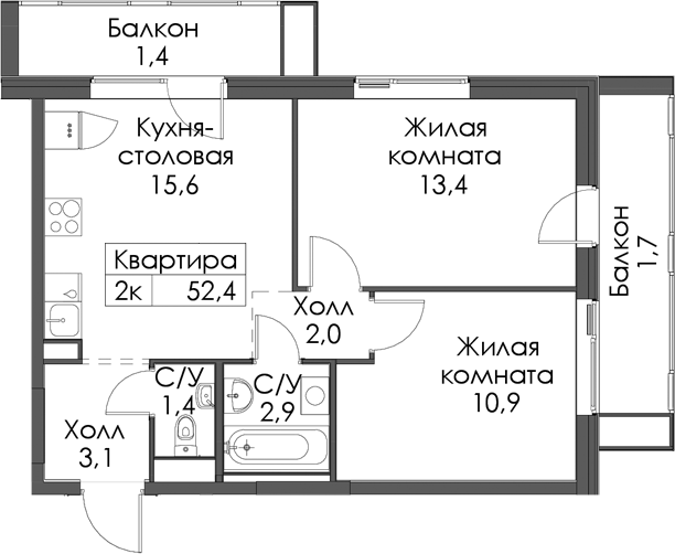 Планировка Витебский парк