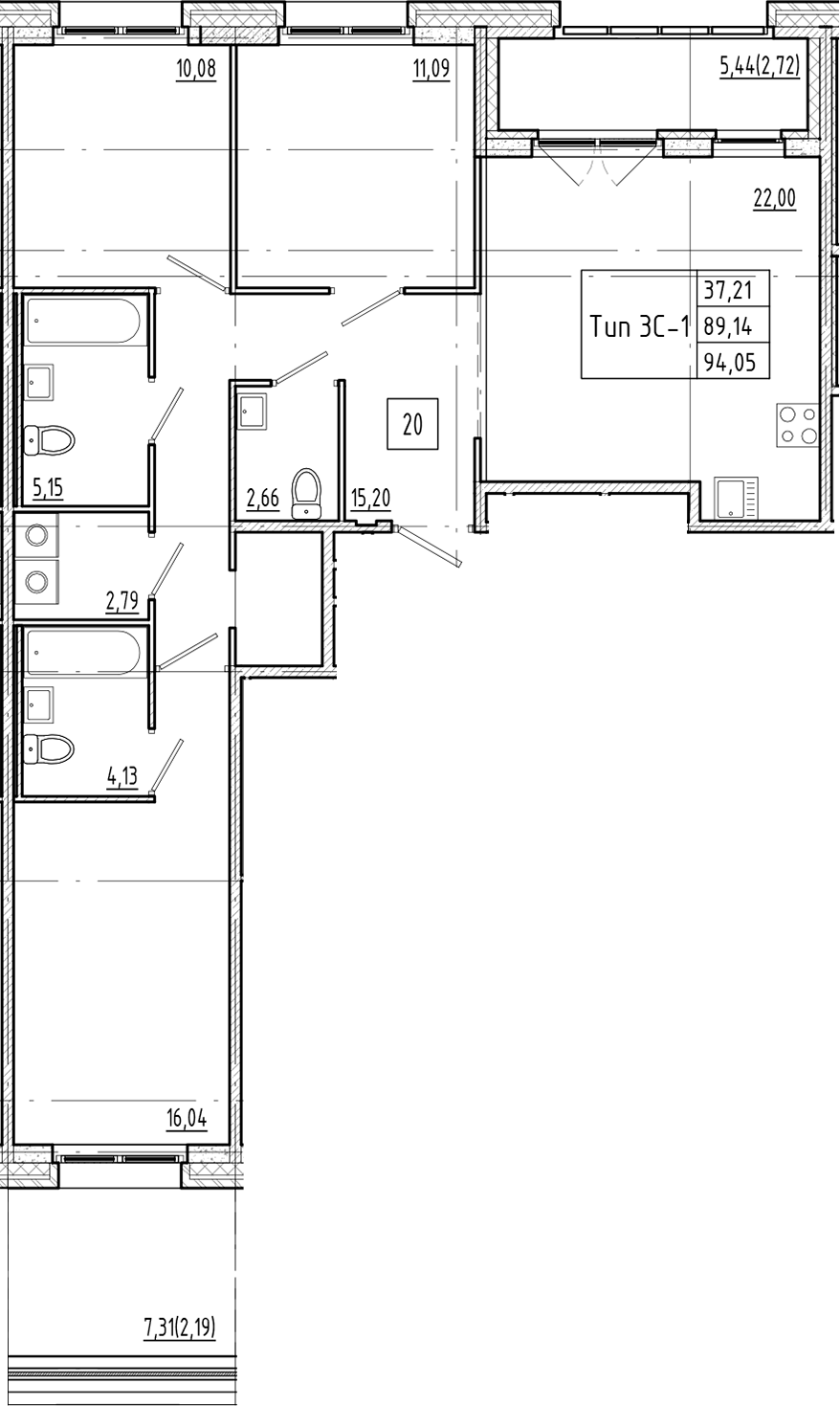 Планировка Ranta Residence